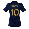 Damen Fußballbekleidung Frankreich Kylian Mbappe #10 Heimtrikot WM 2022 Kurzarm